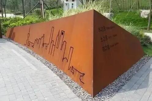 鲤城耐候钢挡土墙